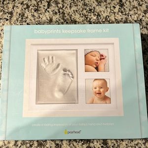 Baby prints keepsake frame kit